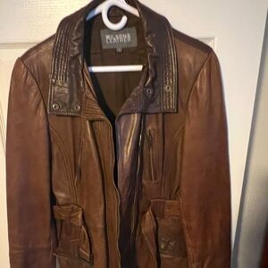 Wilson leather motorcycle jacket
